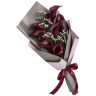 Букет из 9 калл в благородном баклажановом тоне